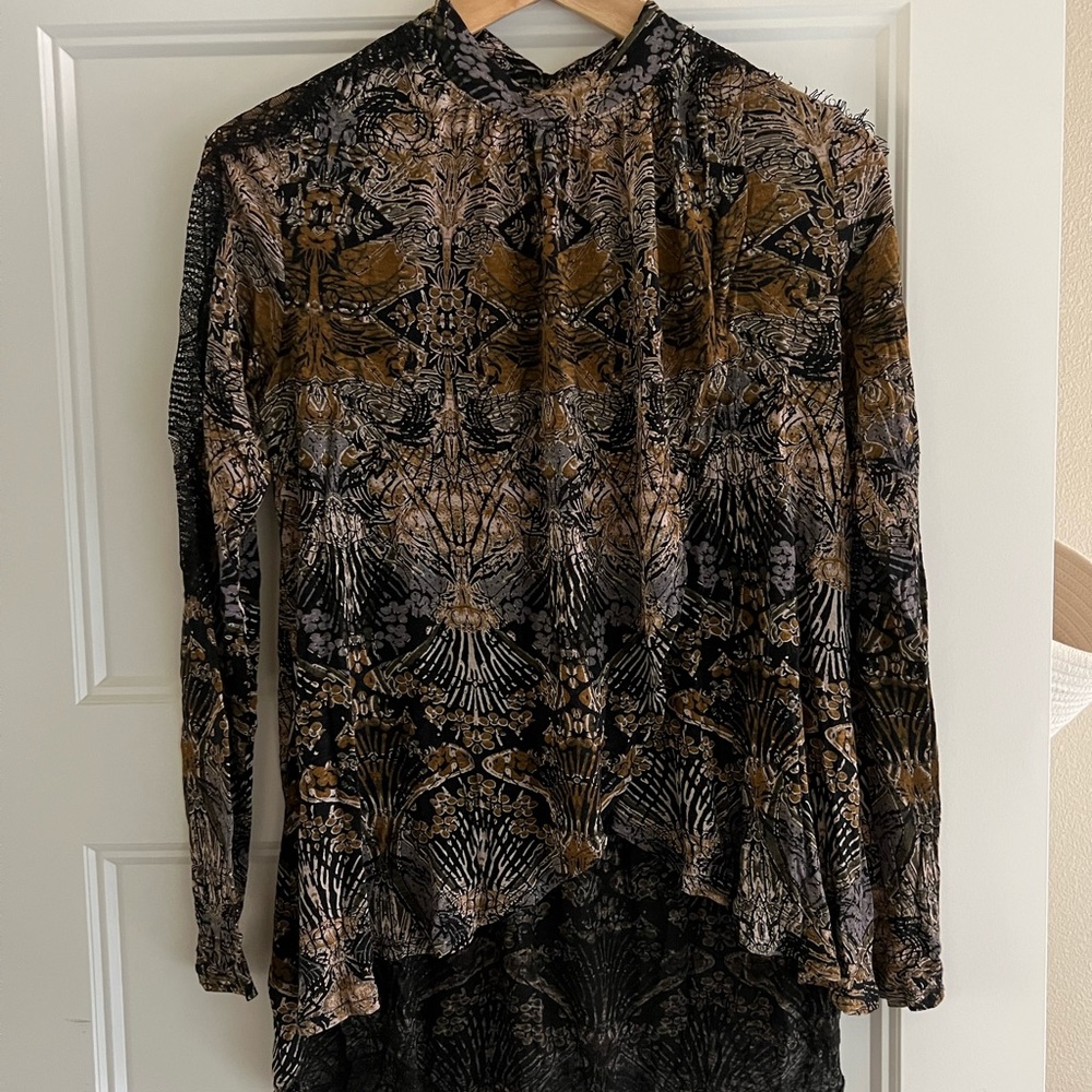Open back long sleeve
